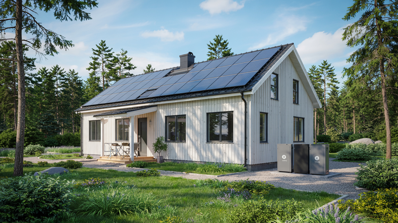 solcell energi batteri