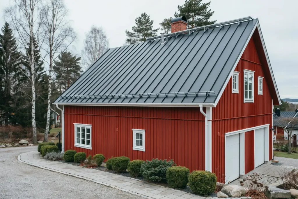 montering av sn rasskydd och taks kerhet p villa i gustavsberg v rmd