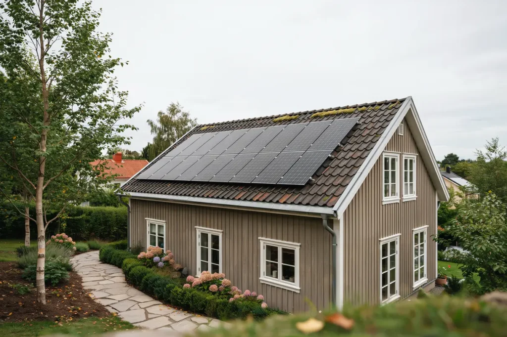 installera solpaneler p villan s s nker du elkostnaden och kar v rdet p huset